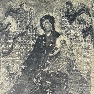 Duccio di Buoninsegna VIRGIN/CHILD Fine Art Print 1908 Vintage Original Antique